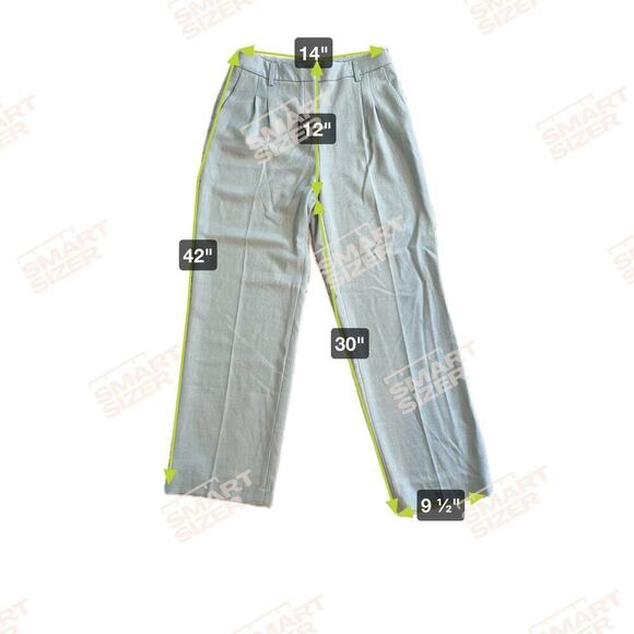 House of Harlow 1960 Knit Wide Leg Trouser Dress Pant Sky Blue Size 8 - Picture 5 of 9